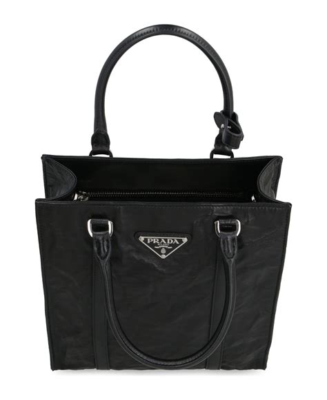 prada smooth leather tote|prada leather tote price.